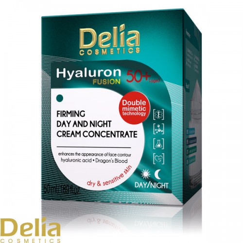 HYALURON FUSION - Koncentrovana krema za učvršćivanje kože 50+ za lice 50ml